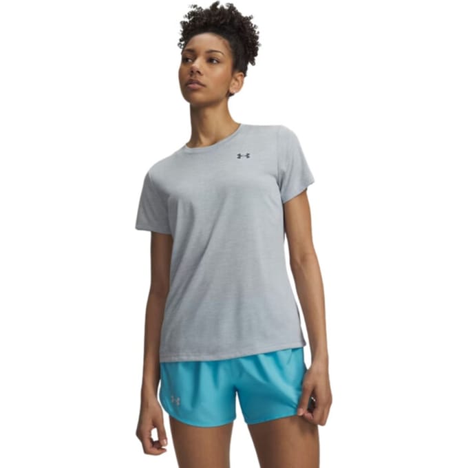 Under Armour Tech Twist Sportshirt dames Blauw S/36