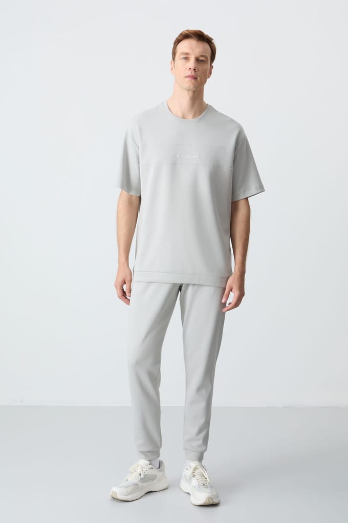Heren Oversized T-shirt en Broek Set