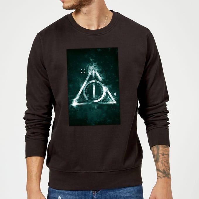 Harry Potter Hallows Painted trui - Zwart - M