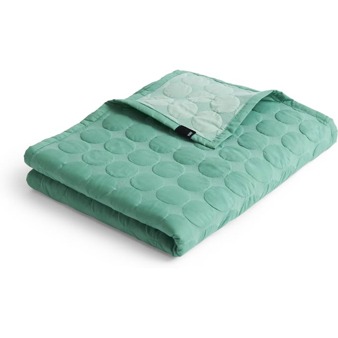 HAY Mega Dot Organic deken - sea green - 195 x 245 cm