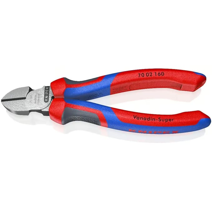 Zijsnijders L.160mm kop pol.multi-comp. hulzen max.2mm KNIPEX