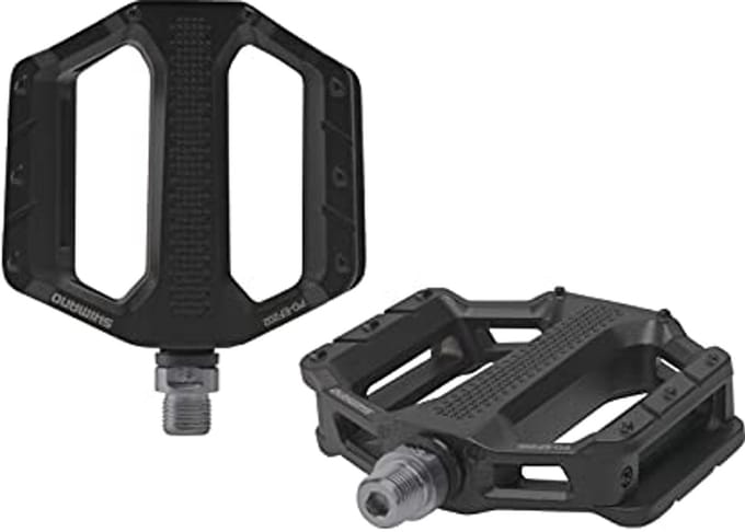Fietspedalen Plat - Platform Pedalen - Mountainbiken - Aluminium Constructie - 6 x 4 inch - Zwart