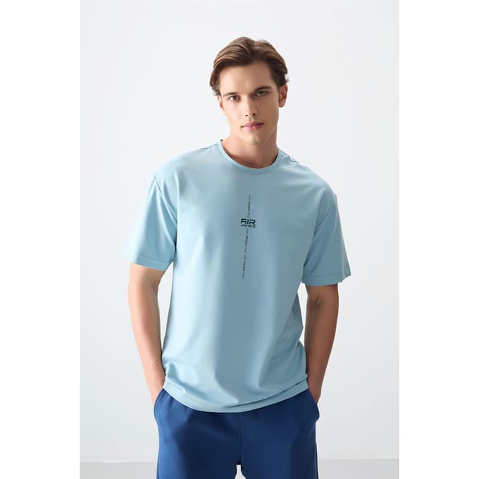 Oversized Geprinte Crew Neck T-shirt