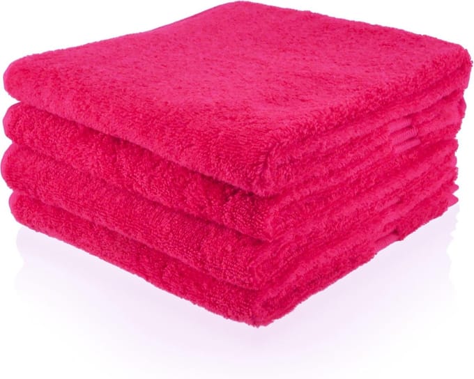 Strandlaken 100 x 200cm - 500gram - roze - fuchsia