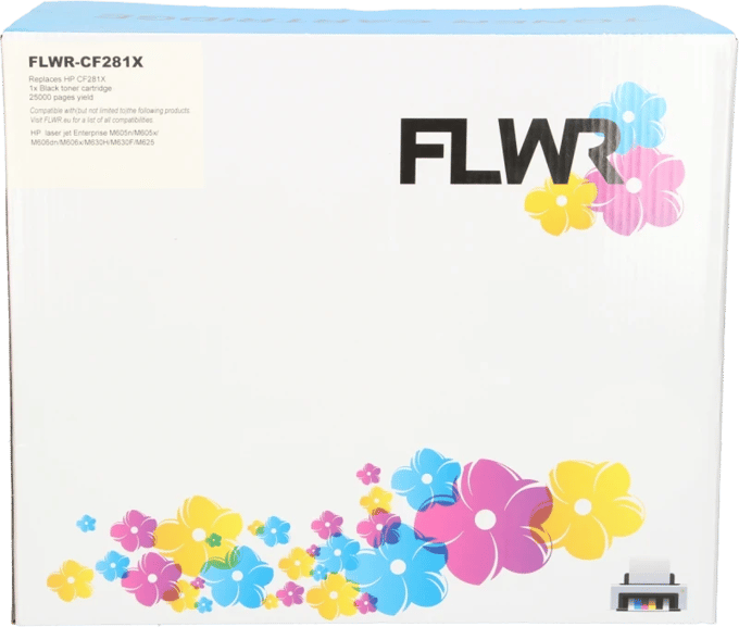 FLWR - Toner / 81X / Zwart - Geschikt voor HP