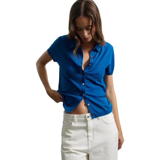 Lyocell Polo Dames Stefanel Regular Fit