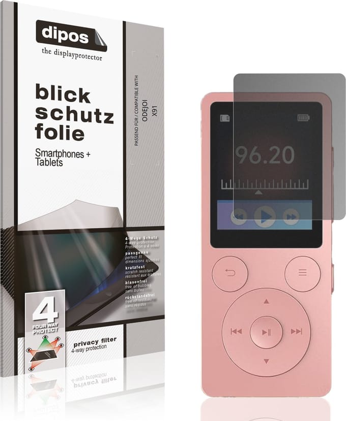 dipos – Matte Privacy Screenprotector geschikt voor ODEJOI X91 | Anti-Spy Beschermfolie