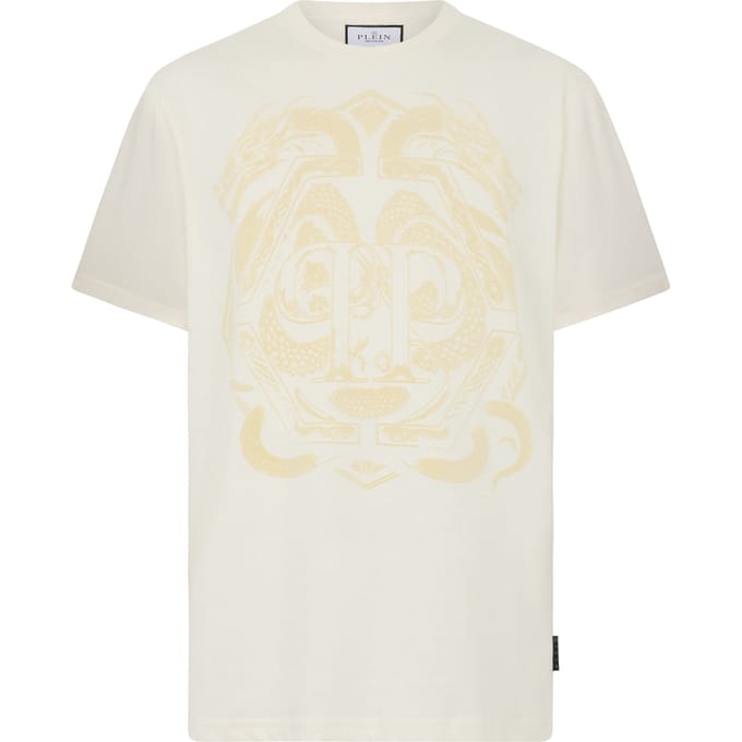 Printed Round Neck T-Shirt Dragon