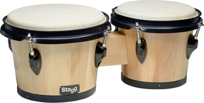 Stagg BW-100-N 6.5 en 7.5 inch houten bongo