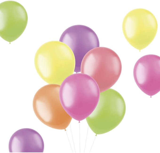 Folat - ballonnen bright neon 100 stuks
