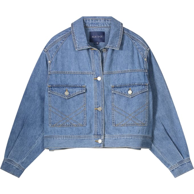 Summum Woman Boxy Denim Jacket Denim Größe: 36 | Jeansjacken Outlet | Damen | Blau
