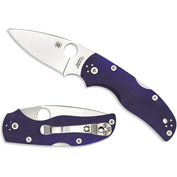 Spyderco native 5 dk blue g-10 pe