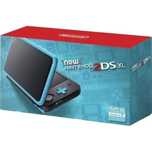 New Nintendo 2DS XL-Zwart / Turquoise Boxed (2DS) Gebruikt