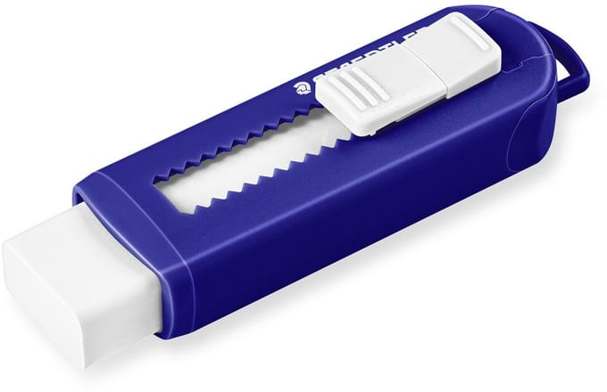 Staedtler Eraser with sliding plastic sleeve 12 pcs