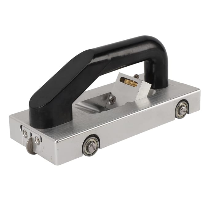U-type mes wielen groover aluminiumlegering handmatige vloergroover vloergroeven sleuven trekhand black