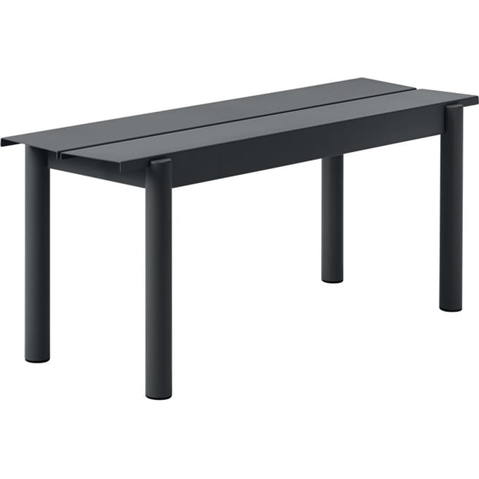 Muuto - Linear Steel Bank - zwart - S