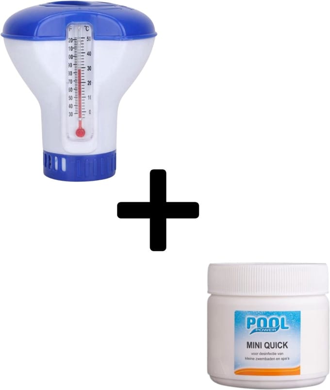 Summer Fun - Spa chloorbundel drijver - 2-in-1 - Thermometer