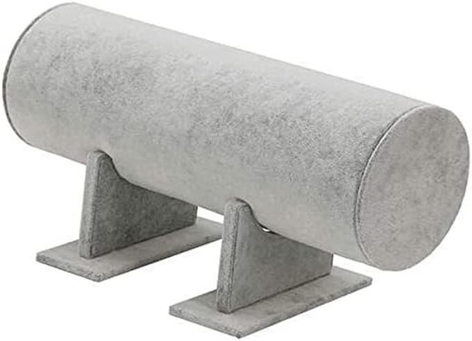 Haarband Display Stand - Sieraden Organizer - Accessoires Opbergen - Fluwelen Oppervlak - 30 cm Lengte - Grijs
