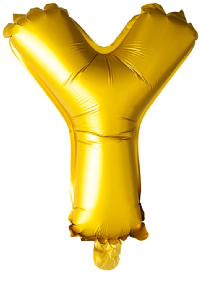 Folie Ballon Letter 40″ Y - Goud