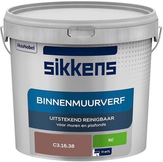Sikkens - Binnenmuurverf Mat - C3.16.38 - Mengverf - 5 L