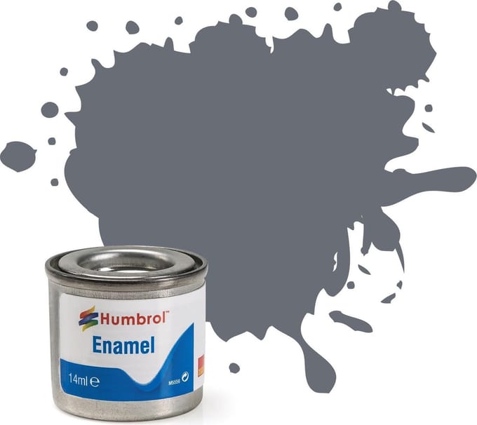 Humbrol Emailleverf Glans - 14 ml - No. 5 Dark Ad Grey