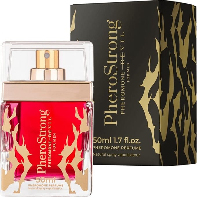 PheroStrong - Devil Feromonen spray voor mannen - Rood
