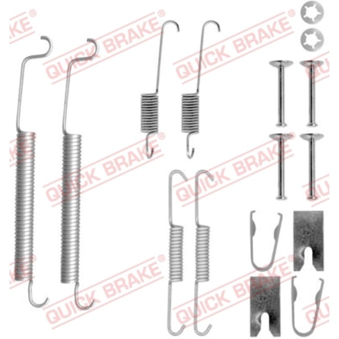Toebehorenset, remschoenen QUICK BRAKE 105-0807