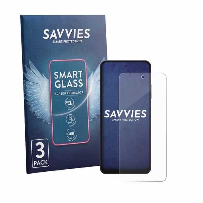3 Stuks Savvies Screenprotector - geschikt voor Hotwav Note 13 Max - beschermfolie glas transparant