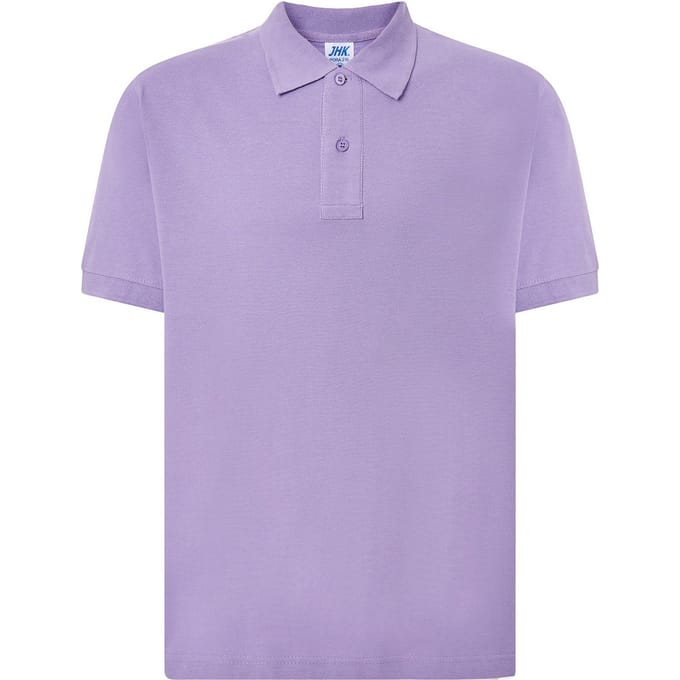 JHK Heren Pique Regular Poloshirt (Lavendel)