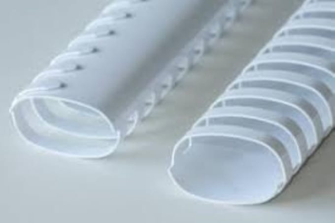 BINDRUG INBINDRING WIT 45MM PVC 21RINGS FORPUS DOOS 50STK