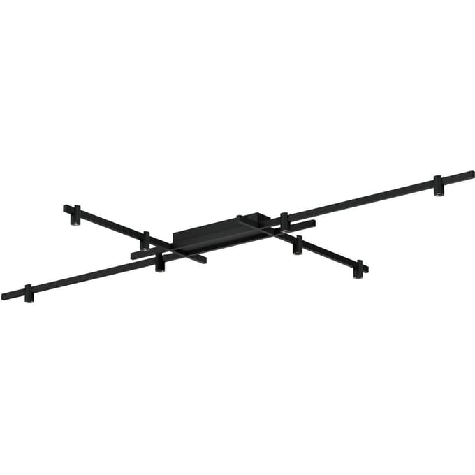 Wever & Ducré Lighting WEVER & DUCRÉ LED plafondlamp Trace Grid 1.0 zwart 927