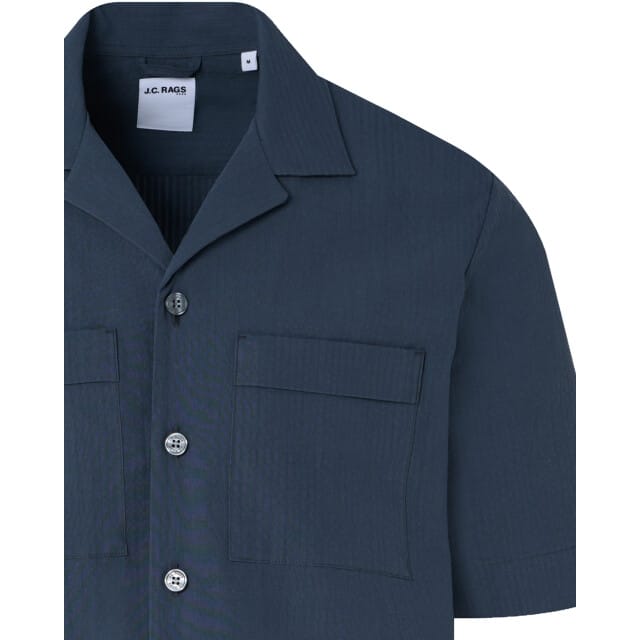 J.C. Rags casual overhemd met korte mouwen aaron