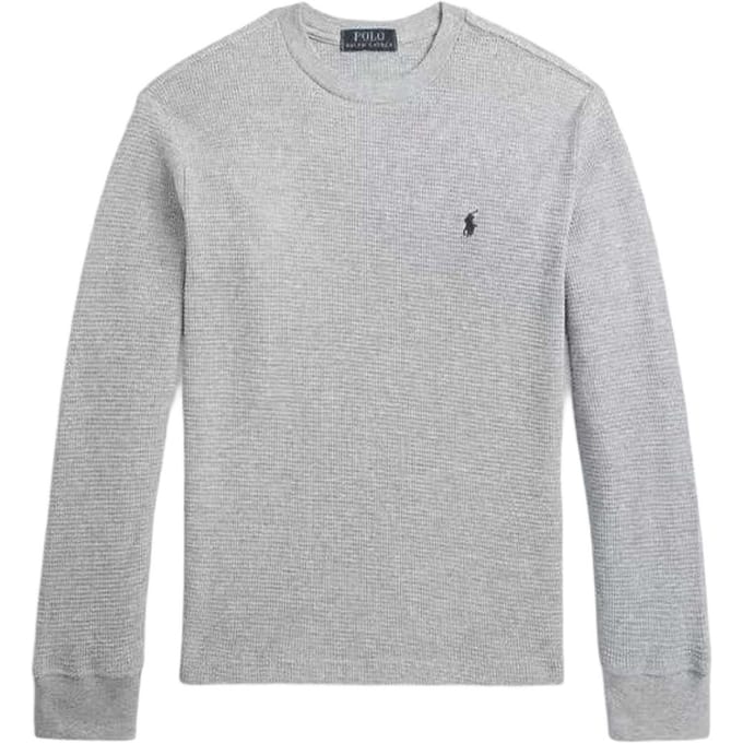 Polo Ralph Lauren Geborduurd Wafel Crew Neck Pullover Sweatshirt Heren sweatshirt 710767967-007 M white