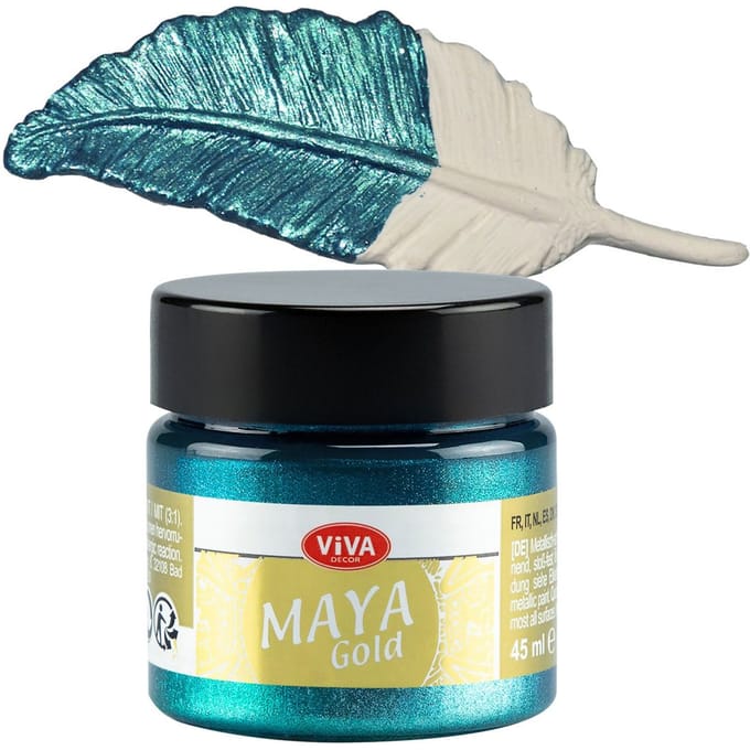 Viva Decor Maya Gold, 45ml - Turkoois