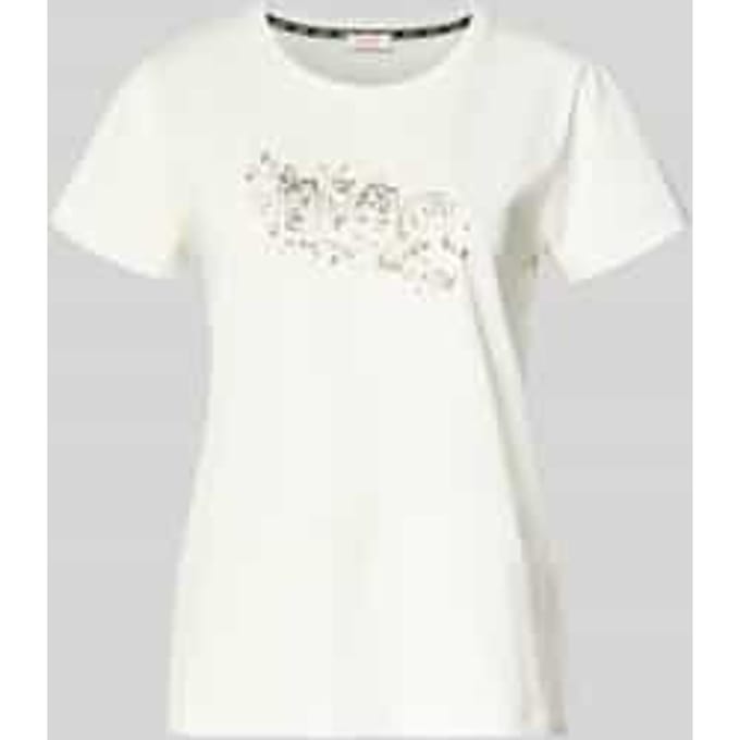 T-shirt met strass-steentjes