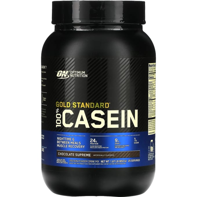 Optimum Nutrition, Gold Standard 100% Caséine, Chocolat Suprême, 2 lb (909 g)