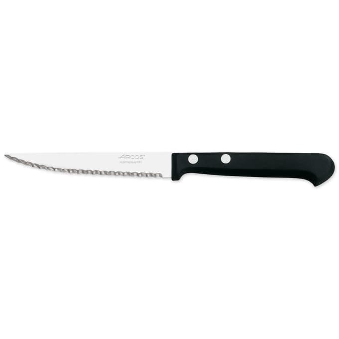 Couteau à steak - ARCOS - Maitre - Lame crantée 11 cm - Acier inoxydable NITRUM - Manche en PP
