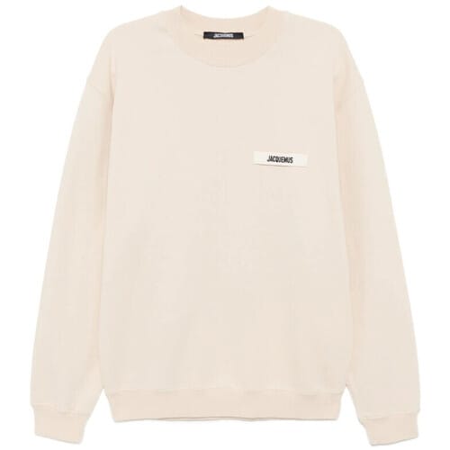 Sweaters Jacquemus LE SWEAT-SHIRT LE GROS GRAIN BEIGE