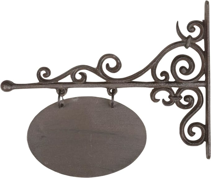 Esschert Design | uithangbord "small" ovaa | afm. 32x27 cm | LH100