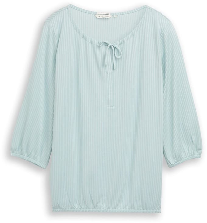 Tom Tailor - Plus Size - Blouse met streepmotief - Maat 48 - blue haze stripe