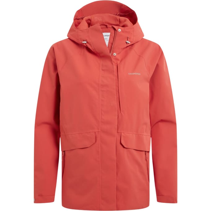 Craghoppers Dames/Dames Caldbeck ll Waterdichte Jas (Compote Rood)