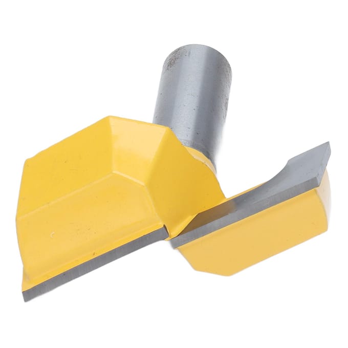 Fraise à défoncer, tige de 12 pouces, diamètre de 57 mm, outil de nettoyage pour le travail du bois