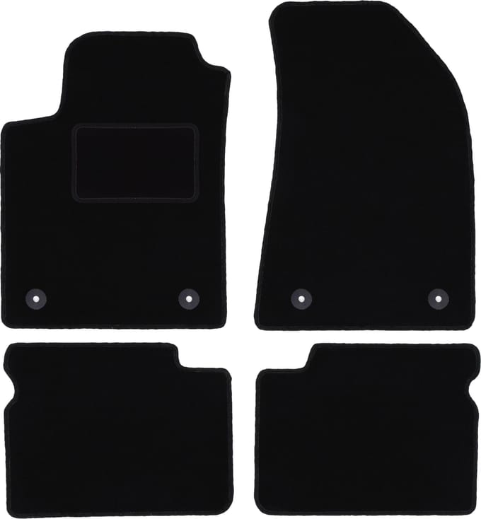 Zwarte veloursmatten voor: Fiat Bravo II hatchback (2007-2012)