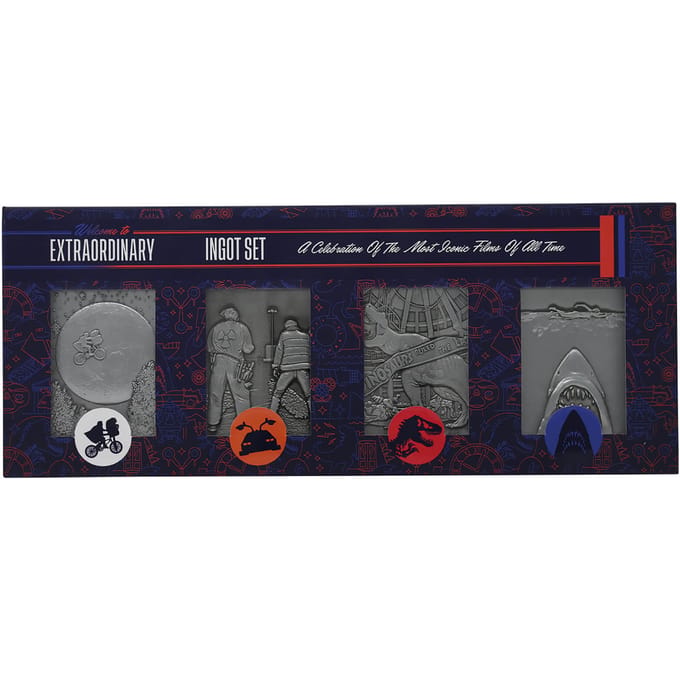 FaNaTtik E.T. - Ingot 4-Pack Collection Limited Edition Verzamelobject - Zilverkleurig