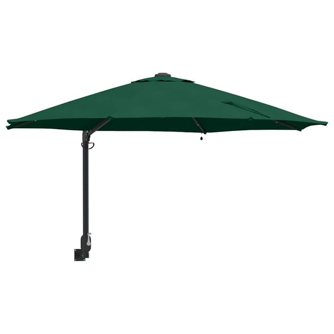 vidaXL - Tuinparasol - Groen - 248 - x - 248 - x - 148 - cm - Polyester - en - Staal