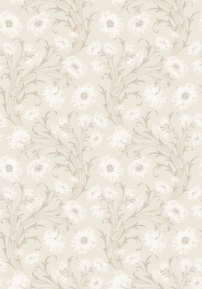 Boråstapeter Vliesbehang 2269 - Treasured - Bloemen Beige - 53cm x 10.05m