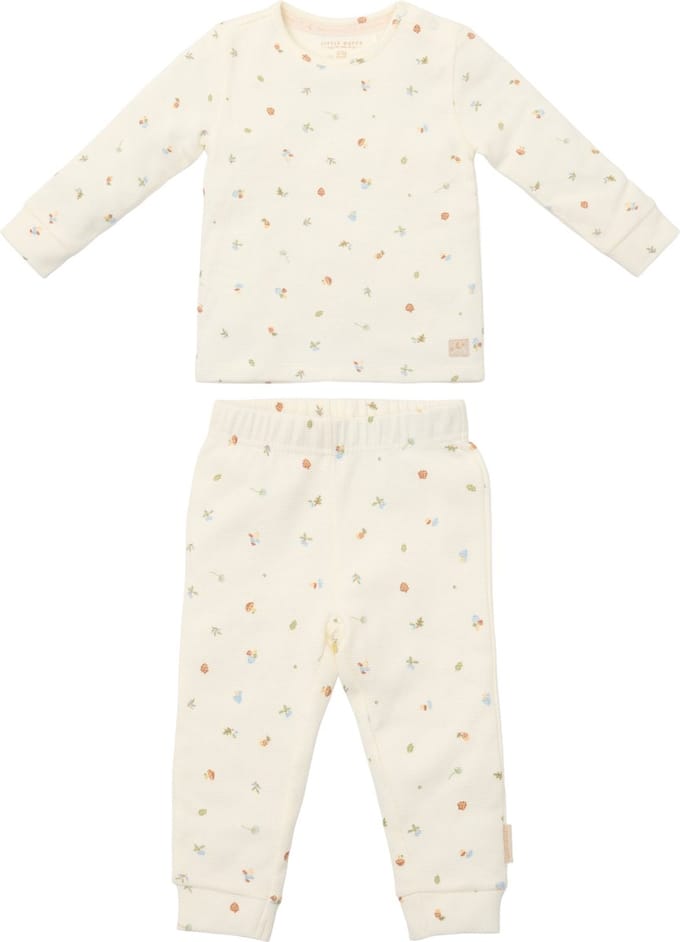Little Dutch Pyjama - Maat 62/68 - Pyjama kinderen Jongens - Wit - Forest Friends Night Forest Treasures