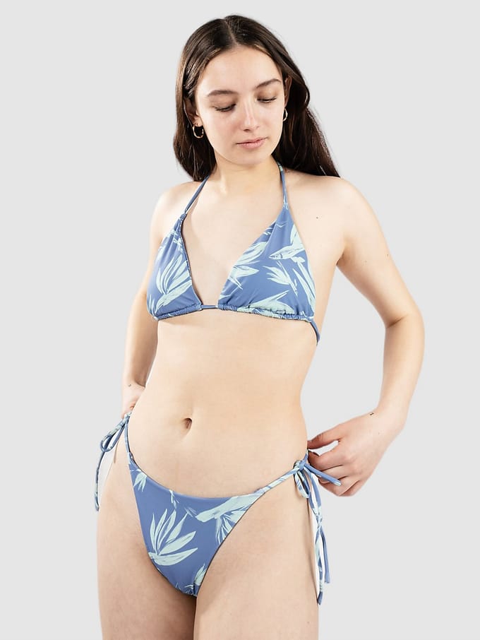 Salty Crew Seafarer String Bikini Top blauw