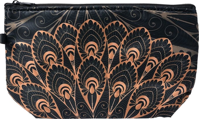 Juleeze Toilettas Dames 22x13x18 cm Zwart Polyester
