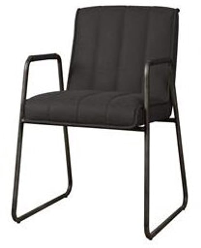 Tower Living Santo Armstoel - fabric Miami 001 anthracite